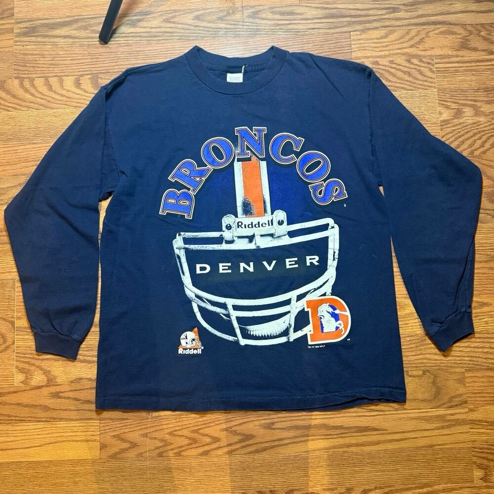 1996 Denver Broncos Riddell Helmet LS size Large